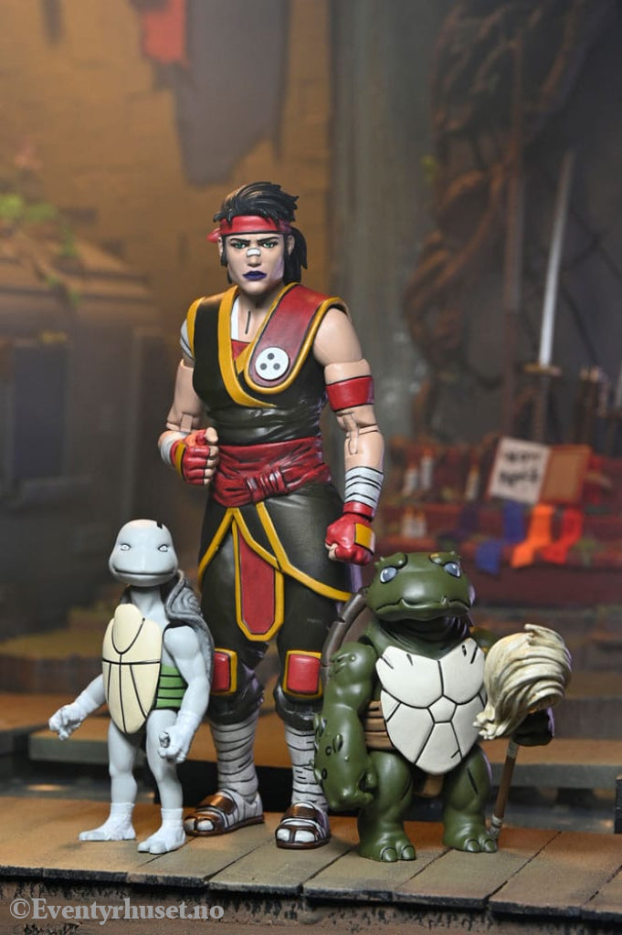 Teenage Mutant Ninja Turtles: The Last Ronin Action Figure Ultimate Casey Marie with Baby Odyn & Uno 17 cm Toys