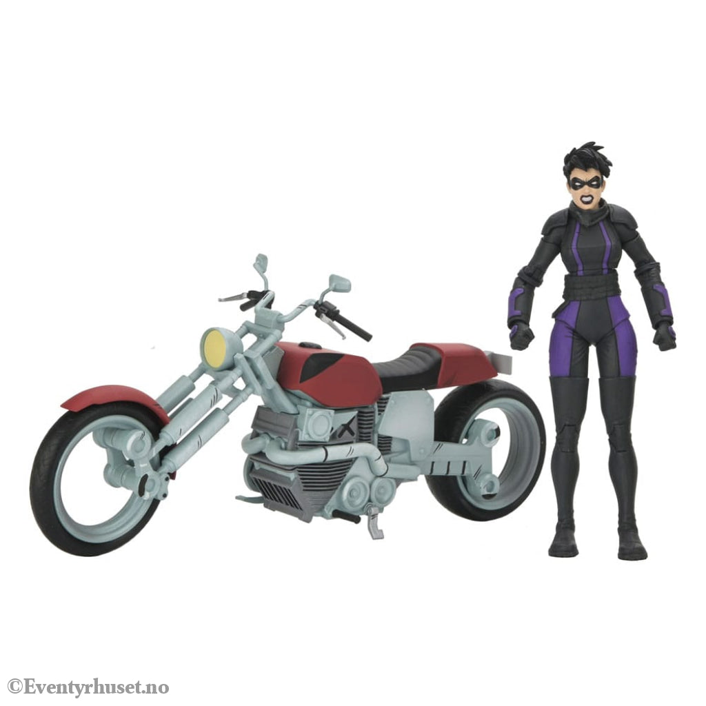 Teenage Mutant Ninja Turtles (The Last Ronin The Lost Years) Action Figure Casey Marie with Last Ronin Motorcycle 18 cm