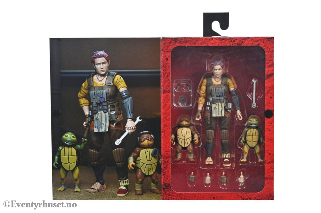 Teenage Mutant Ninja Turtles (The Last Ronin The Lost Years) Action Figure Grammy April with Baby Yi & Moja 18 cm Toys