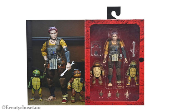 Teenage Mutant Ninja Turtles (The Last Ronin The Lost Years) Action Figure Grammy April with Baby Yi & Moja 18 cm Toys