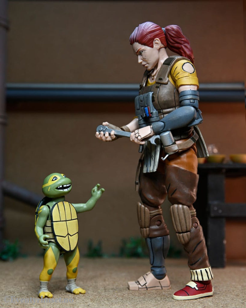 Teenage Mutant Ninja Turtles (The Last Ronin The Lost Years) Action Figure Grammy April with Baby Yi & Moja 18 cm Toys
