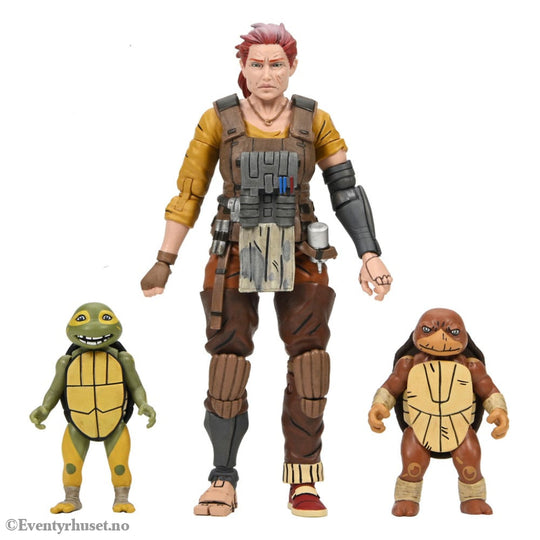 Teenage Mutant Ninja Turtles (The Last Ronin The Lost Years) Action Figure Grammy April with Baby Yi & Moja 18 cm Toys