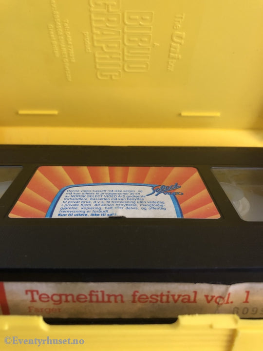 Tegnefilm Festival Vol. 1. 1985. Vhs Big Box.