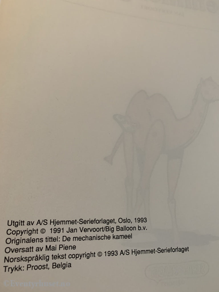 Tegneserie Bokklubben Elno: Kamelens Hemmelighet