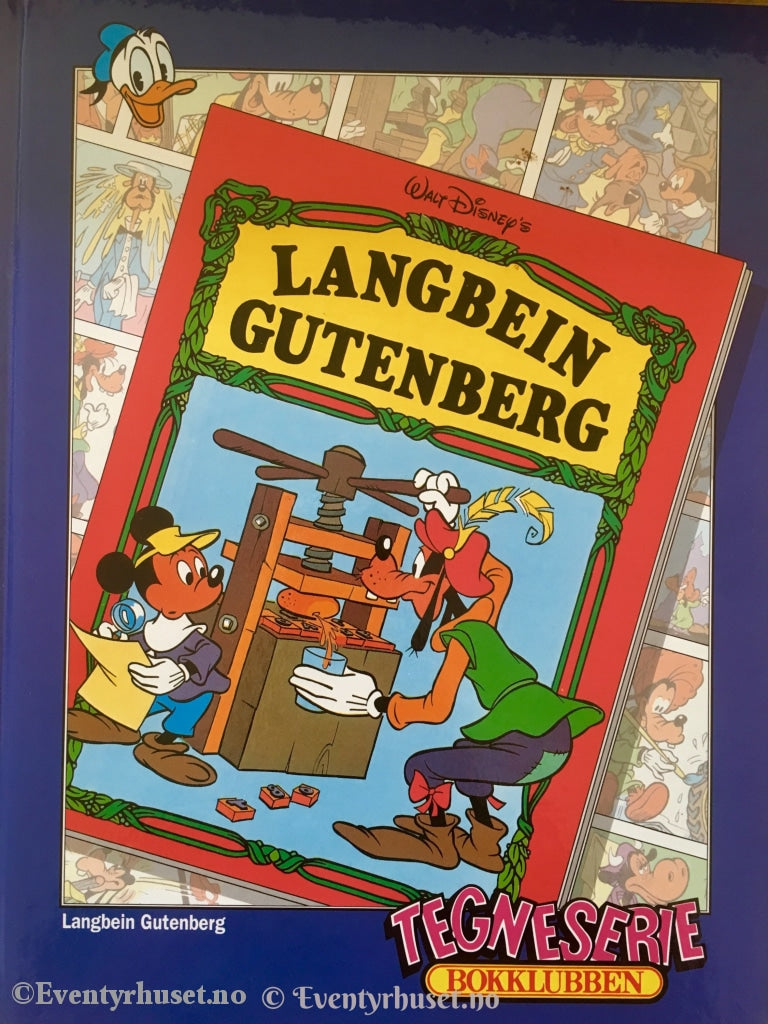 Tegneserie Bokklubben Langbein Gutenberg