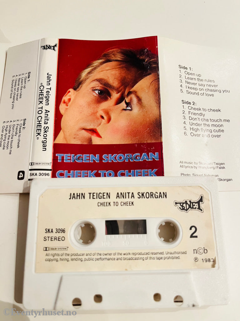 Teigen & Skorgan. Cheek To Cheek. 1983. Kassett. Kassett (Mc)