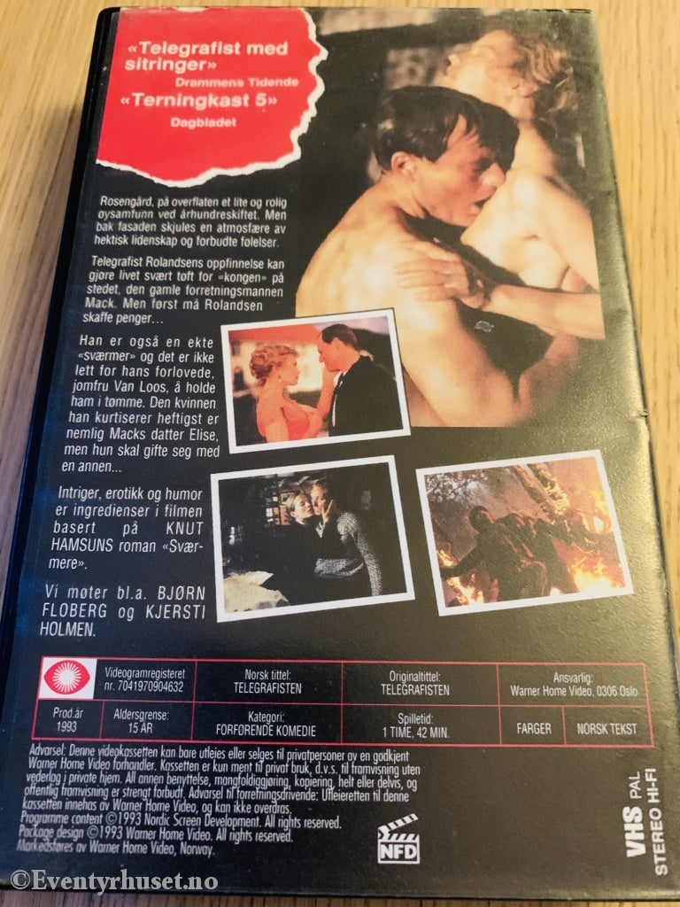 Telegrafisten. 1993. Vhs. Vhs