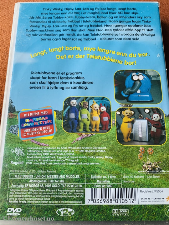 Teletubbies. 1997. Ah!-Åh! Trøbbel. Dvd. Dvd