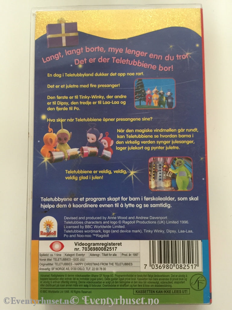 Teletubbies. 1997. God Jul! Bbc. Vhs. Vhs
