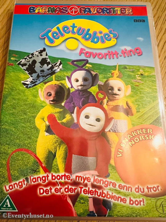 Teletubbies - Favoritt-Ting. 1997. Dvd. Dvd