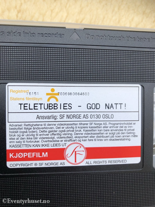 Teletubbies - God Natt! 2000. Vhs. Vhs