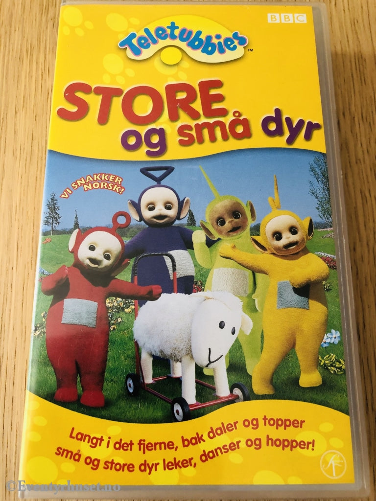 Teletubbies. Store Og Små Dyr. 2001. Vhs. Vhs