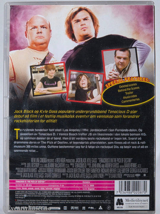 Tenacious D in The Pick of Destiny (2006). DVD.