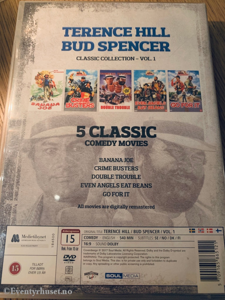 Terence Hill Bud Spencer. Classic Collection. Vol. 1. Dvd Samleboks.