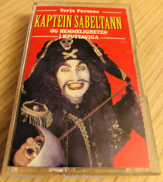 Terje Formoe. 1994. Kaptein Sabeltann Og Hemmeligheten I Kjuttaviga. Kassett. Kassett (Mc)