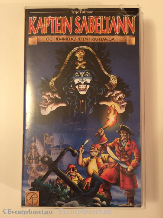 Terje Formoe. 1994. Kaptein Sabeltann - Og Hemmeligheten I Kjuttaviga. Vhs. Vhs