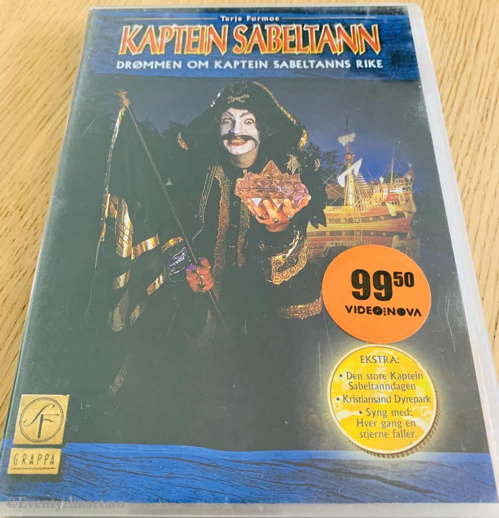 Terje Formoe. 1998. Drømmen Om Kaptein Sabeltanns Rike. Dvd. Dvd