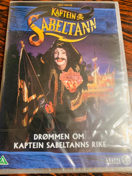 Terje Formoe. 1998. Drømmen Om Kaptein Sabeltanns Rike. Dvd. Ny I Plast! Dvd