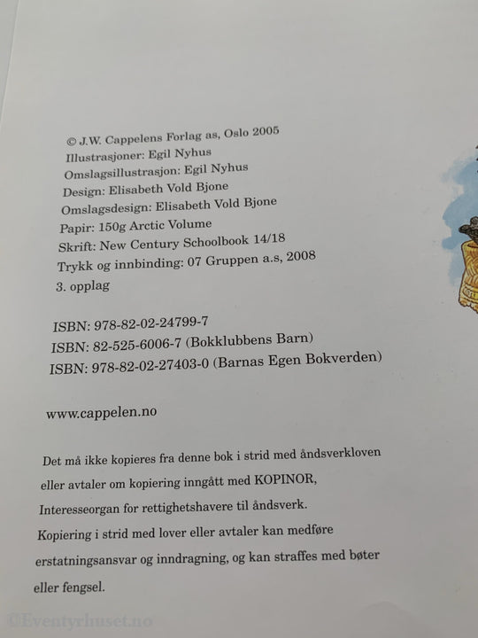 Terje Formoe. 2005/08. Kaptein Sabeltann Og Pinky På Skattejakt I Kjuttaviga. Fortelling