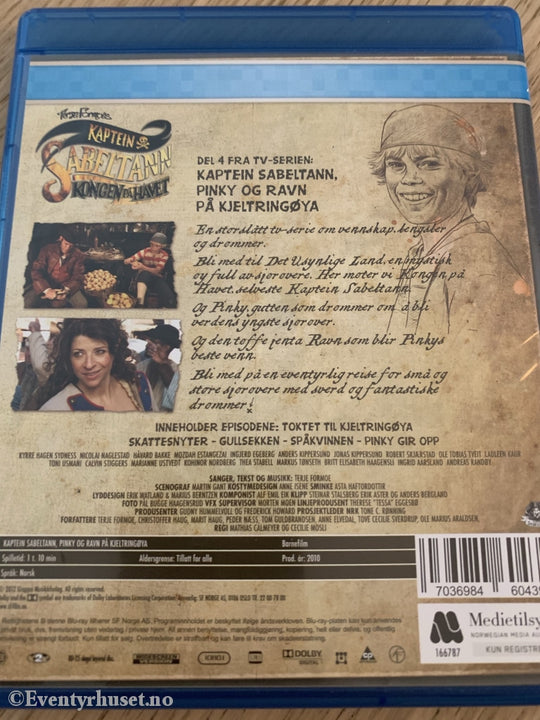 Terje Formoe. 2010. Kaptein Sabeltann - Kongen På Havet. Blu-Ray Og Dvd. Blu-Ray Disc