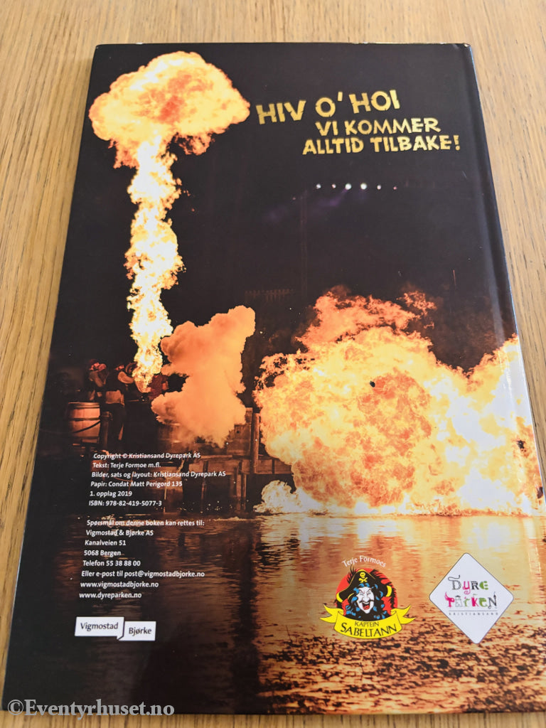 Terje Formoe, 2019, Gjennom ild og vann med Kaptein Sabeltann. Bok