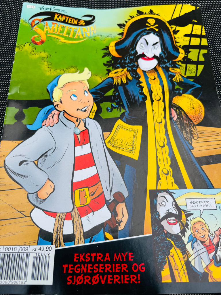 Terje Formoe. Kaptein Sabeltann. 2011/09. Tegneserieblad. Tegneserieblad