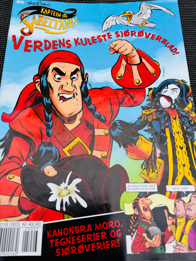 Terje Formoe. Kaptein Sabeltann. 2012/03. Tegneserieblad. Tegneserieblad