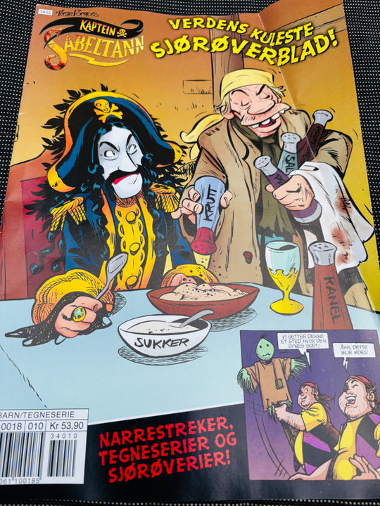 Terje Formoe. Kaptein Sabeltann. 2013/10. Tegneserieblad. Tegneserieblad