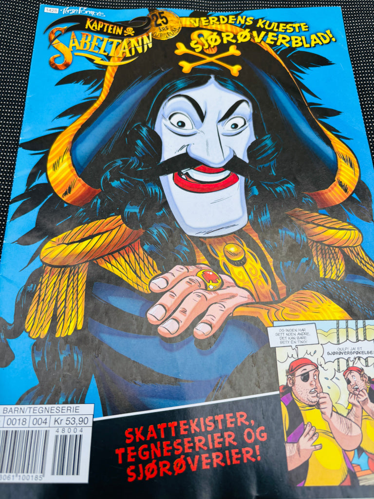 Terje Formoe. Kaptein Sabeltann. 2014/04. Tegneserieblad. Tegneserieblad