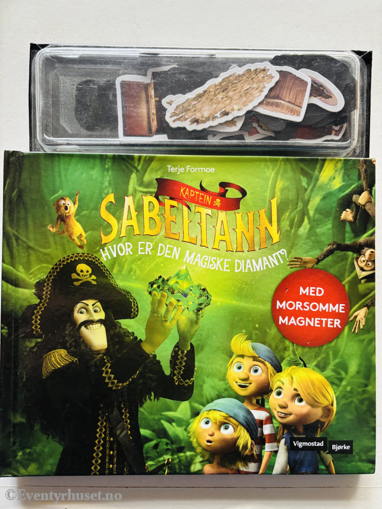 Terje Formoe. Kaptein Sabeltann – Hvor er den magiske diamant? 2019. Barnebok.