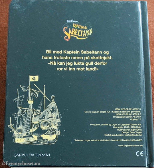 Terje Formoe og Egil Nyhus. Kaptein Sabeltann. 2003. Bok.