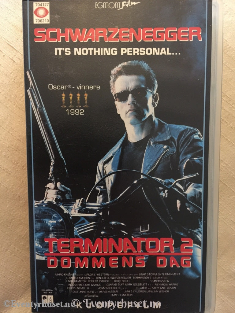 Terminator 2. Dommens Dag. 1991. Vhs. Vhs