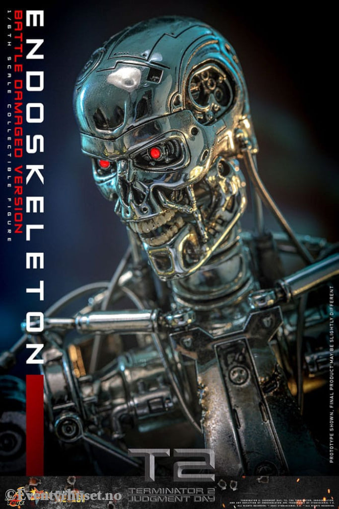 Terminator 2: Judgment Day Movie Masterpiece Die-cast Action Figure 1/6 Endoskeleton (Battle Damaged Version) 31 cm Toys
