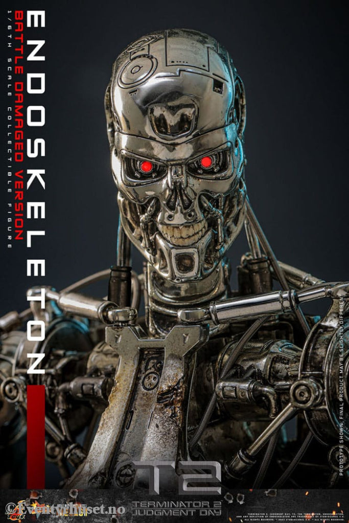 Terminator 2: Judgment Day Movie Masterpiece Die-cast Action Figure 1/6 Endoskeleton (Battle Damaged Version) 31 cm Toys
