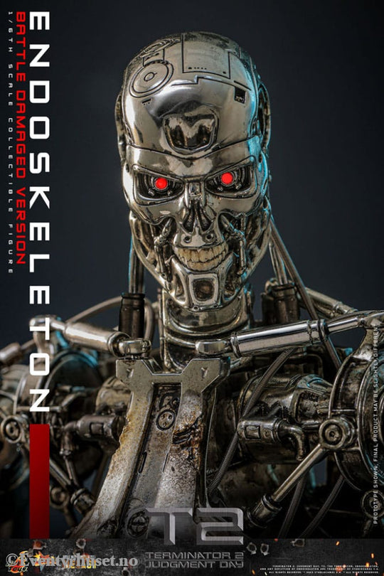 Terminator 2: Judgment Day Movie Masterpiece Die-cast Action Figure 1/6 Endoskeleton (Battle Damaged Version) 31 cm Toys