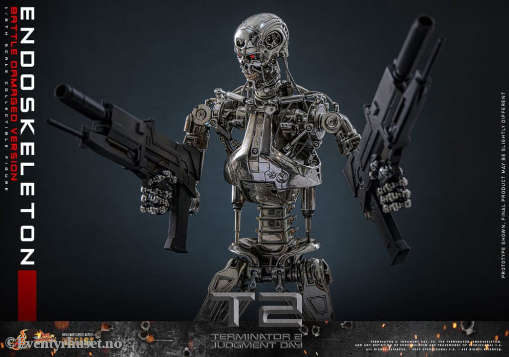 Terminator 2: Judgment Day Movie Masterpiece Die-cast Action Figure 1/6 Endoskeleton (Battle Damaged Version) 31 cm Toys