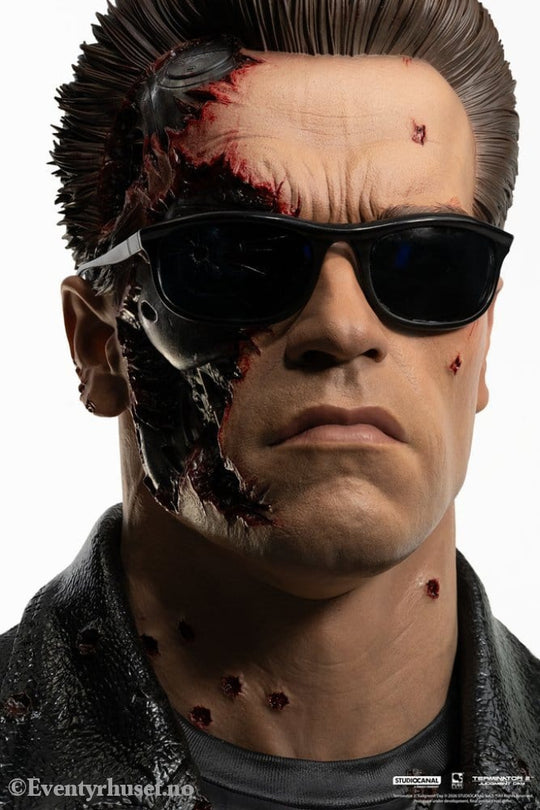 Terminator 2 Replik 1/1 T-800 Model 101 Battle Damaged Art Mask 47 cm Collectibles