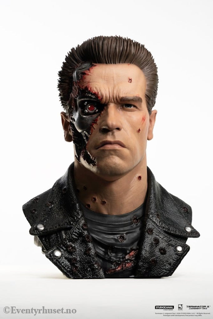 Terminator 2 Replik 1/1 T-800 Model 101 Battle Damaged Art Mask 47 cm Collectibles