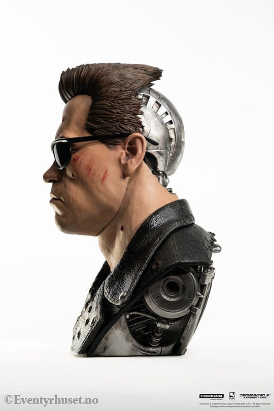 Terminator 2 Replik 1/1 T-800 Model 101 Battle Damaged Art Mask 47 cm Collectibles