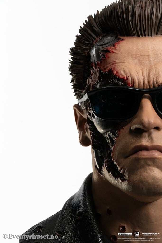 Terminator 2 Replik 1/1 T-800 Model 101 Battle Damaged Art Mask 47 cm Collectibles