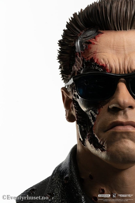 Terminator 2 Replik 1/1 T-800 Model 101 Battle Damaged Art Mask 47 cm Collectibles