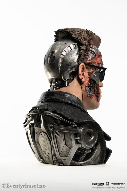 Terminator 2 Replik 1/1 T-800 Model 101 Battle Damaged Art Mask 47 cm Collectibles
