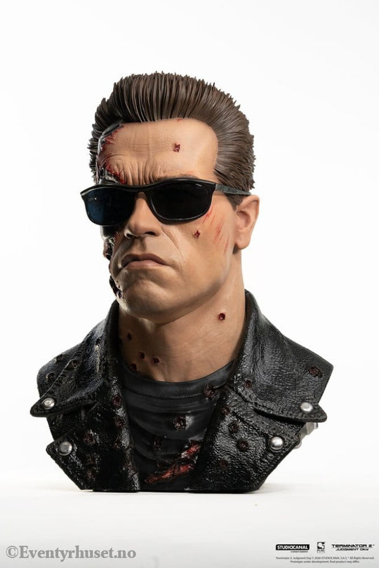 Terminator 2 Replik 1/1 T-800 Model 101 Battle Damaged Art Mask 47 cm Collectibles