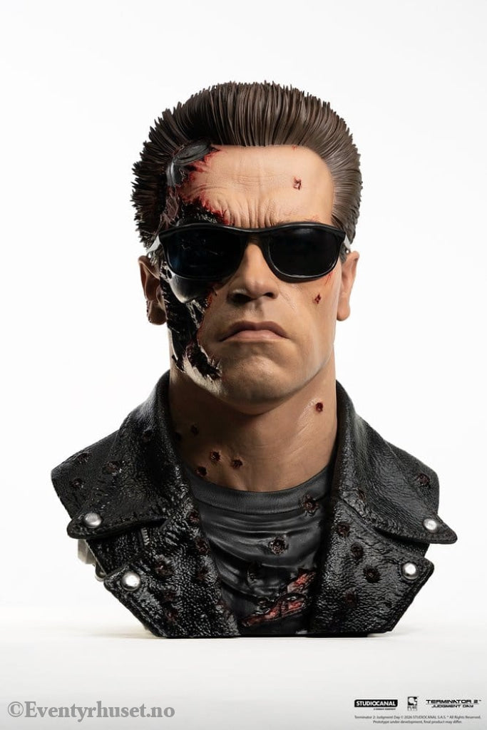 Terminator 2 Replik 1/1 T-800 Model 101 Battle Damaged Art Mask 47 cm Collectibles
