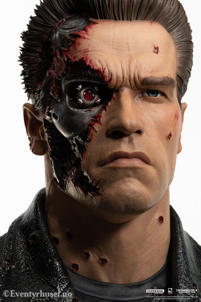 Terminator 2 Replik 1/1 T-800 Model 101 Battle Damaged Art Mask 47 cm Collectibles