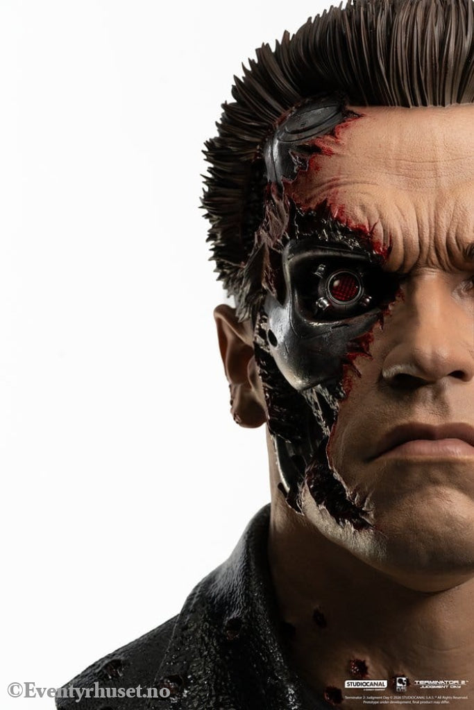 Terminator 2 Replik 1/1 T-800 Model 101 Battle Damaged Art Mask 47 cm Collectibles