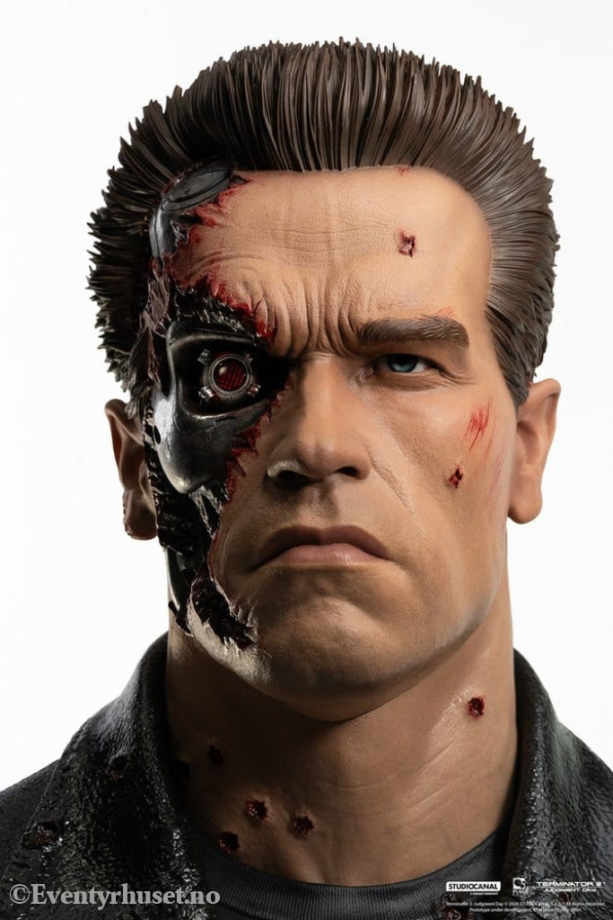 Terminator 2 Replik 1/1 T-800 Model 101 Battle Damaged Art Mask 47 cm Collectibles