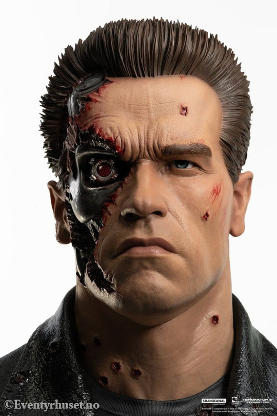 Terminator 2 Replik 1/1 T-800 Model 101 Battle Damaged Art Mask 47 cm Collectibles