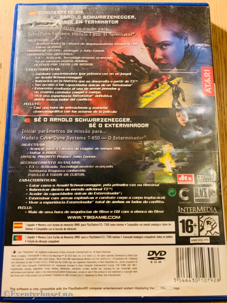 Terminator 3 - Rise Of The Machines. Ps2. Ps2