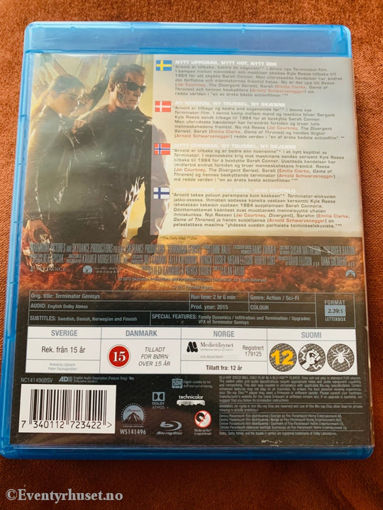 Terminator - Genisys. Blu-Ray. Blu-Ray Disc
